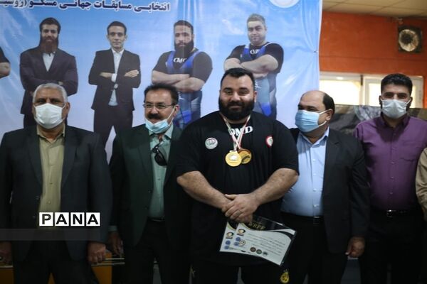 کسب ۵ مدال طلای کشوری پاورلیفتینگ مسابقات انتخابی جهانی  مسکو در شهرستان امیدیه