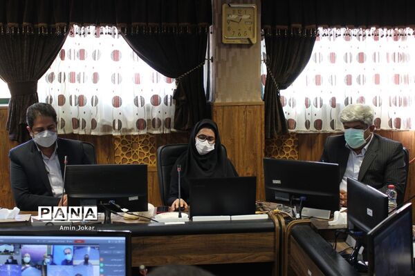 هفدهمین نشست برخط با روسای آموزش و پرورش سراسر استان فارس