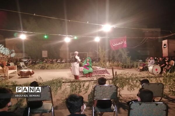 تعزیه خوانی در هنرستان ثامن الائمه(ع) قم