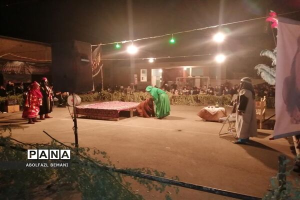 تعزیه خوانی در هنرستان ثامن الائمه(ع) قم