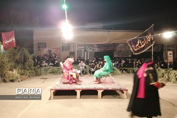 تعزیه خوانی در هنرستان ثامن الائمه(ع) قم
