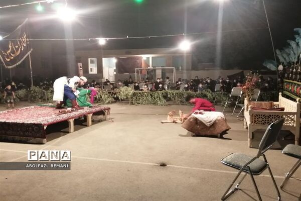 تعزیه خوانی در هنرستان ثامن الائمه(ع) قم