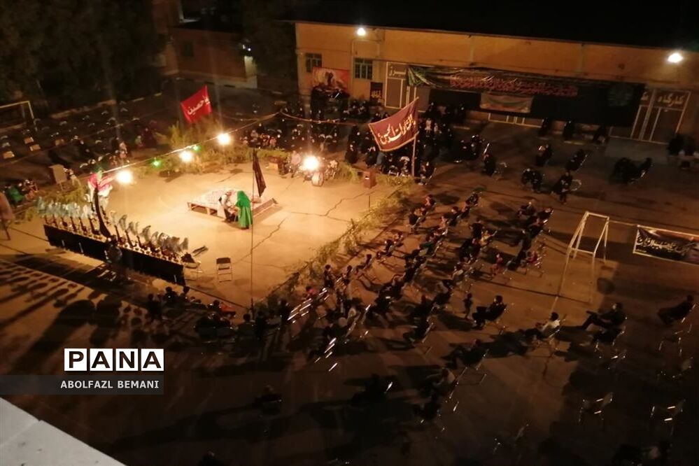 تعزیه خوانی در هنرستان ثامن الائمه(ع) قم