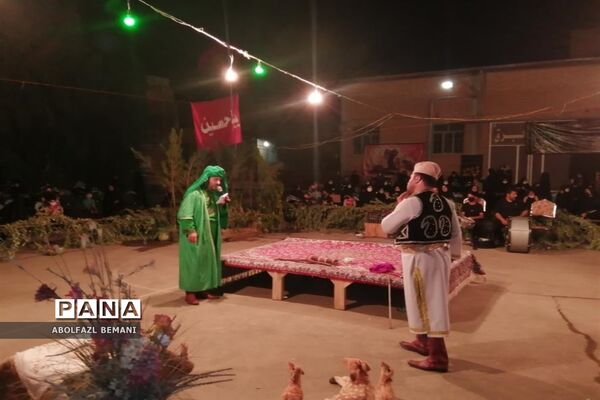 تعزیه خوانی در هنرستان ثامن الائمه(ع) قم