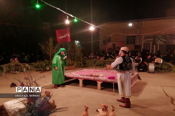 تعزیه خوانی در هنرستان ثامن الائمه(ع) قم