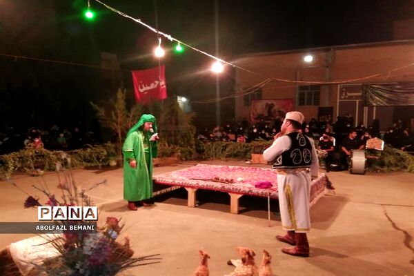 تعزیه خوانی در هنرستان ثامن الائمه(ع) قم