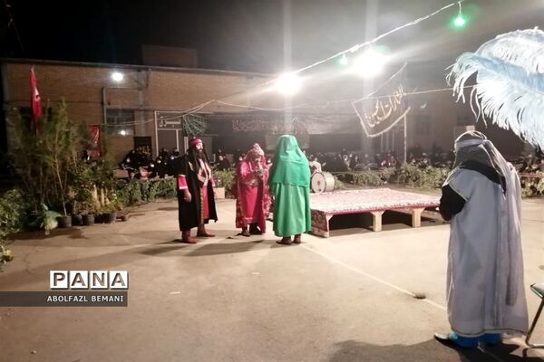 تعزیه خوانی در هنرستان ثامن الائمه(ع) قم