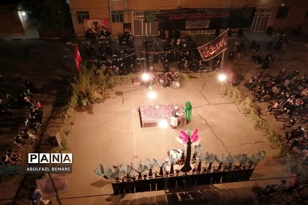 تعزیه خوانی در هنرستان ثامن الائمه(ع) قم