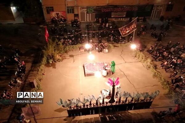 تعزیه خوانی در هنرستان ثامن الائمه(ع) قم