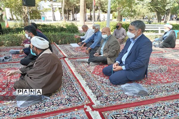 اقامه اولین نماز جمعه توسط امام جمعه جدید شهرستان کاشمر