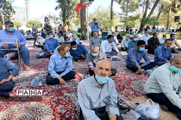 اقامه اولین نماز جمعه توسط امام جمعه جدید شهرستان کاشمر