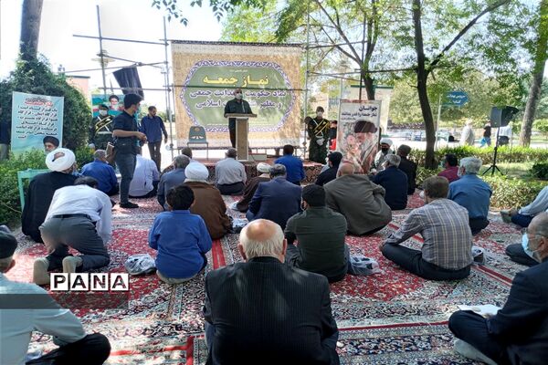 اقامه اولین نماز جمعه توسط امام جمعه جدید شهرستان کاشمر