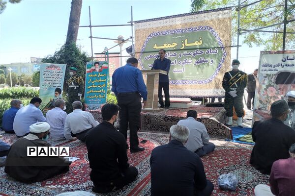 اقامه اولین نماز جمعه توسط امام جمعه جدید شهرستان کاشمر