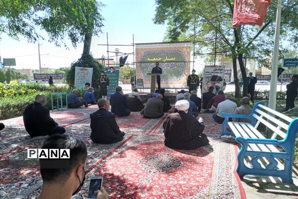 اقامه اولین نماز جمعه توسط امام جمعه جدید شهرستان کاشمر