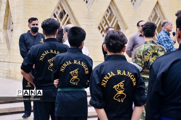 مراسم عطر افشانی و غبارروبی شهدای خوشنام