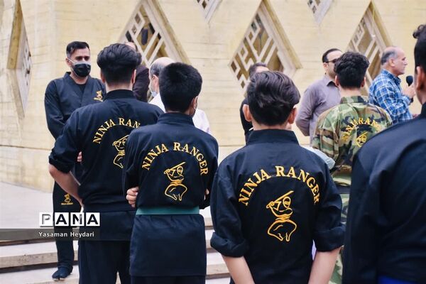 مراسم عطر افشانی و غبارروبی شهدای خوشنام