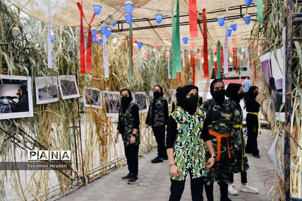 مراسم عطر افشانی و غبارروبی شهدای خوشنام