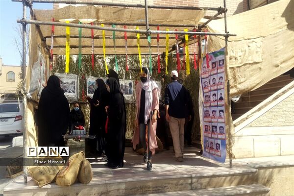 آماده‌سازی فضای آموزش و پرورش ملارد در هفته دفاع مقدس