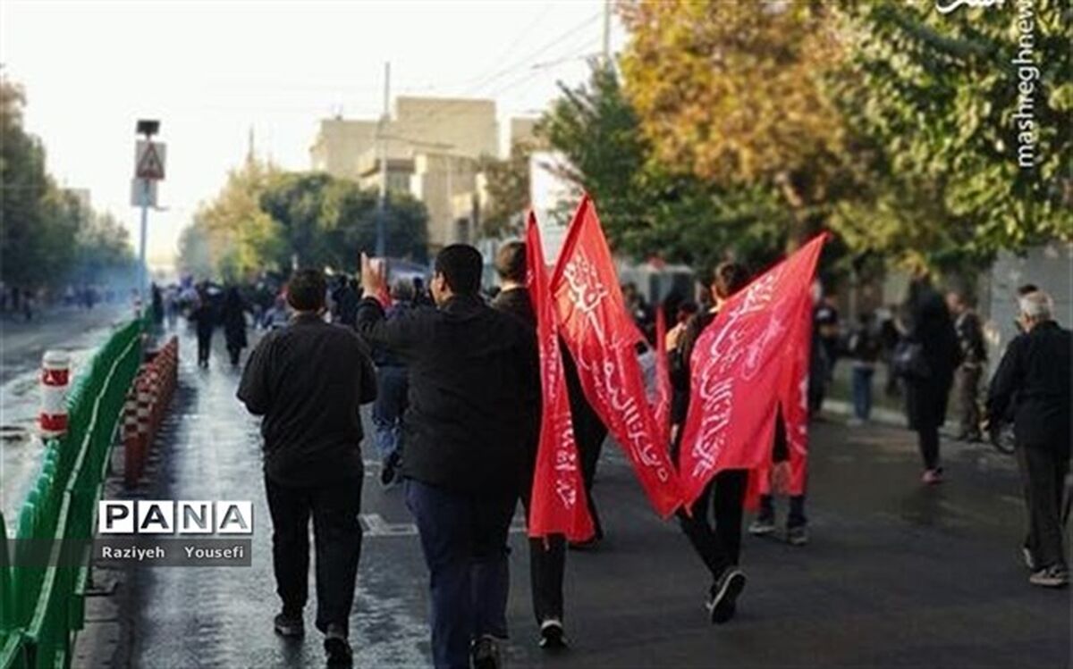 پیاده‌روی جاماندگان اربعین حسینی از شهرستان قرچک تا شهرری