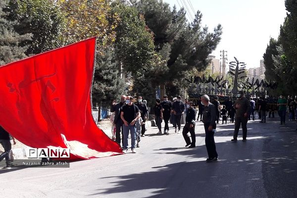 مراسم پیاده‌روی جاماندگان اربعین حسینی در رودهن