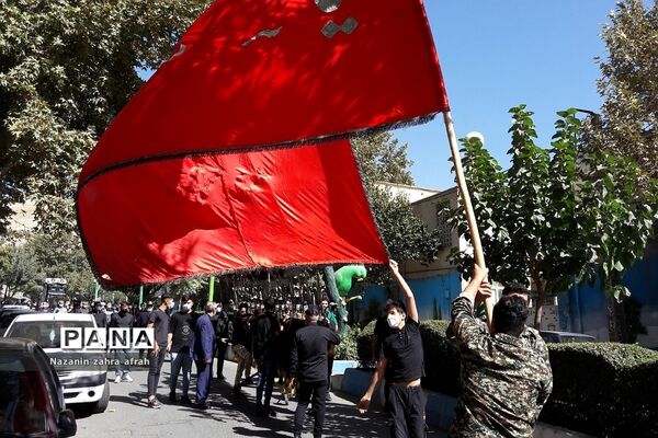 مراسم پیاده‌روی جاماندگان اربعین حسینی در رودهن