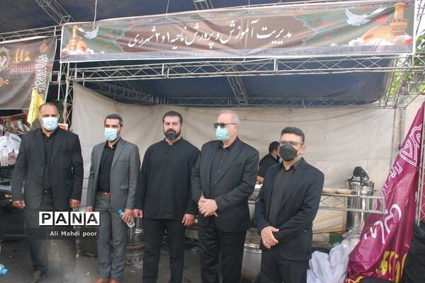 راهپیمایی جاماندگان اربعین حسینی درشهرستان ری