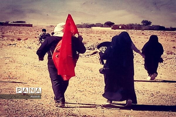 برگزاری پیاده‌روی جاماندگان اربعین به سمت امام زاده شاه  خراسان چرمهین