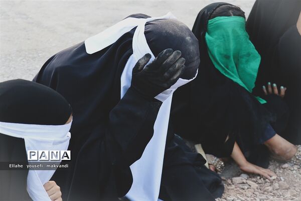 مراسم پیاده روی جاماندگان اربعین حسینی در شهرستان امیدیه
