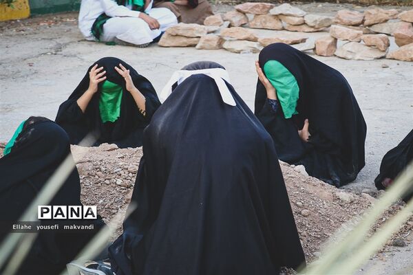مراسم پیاده روی جاماندگان اربعین حسینی در شهرستان امیدیه
