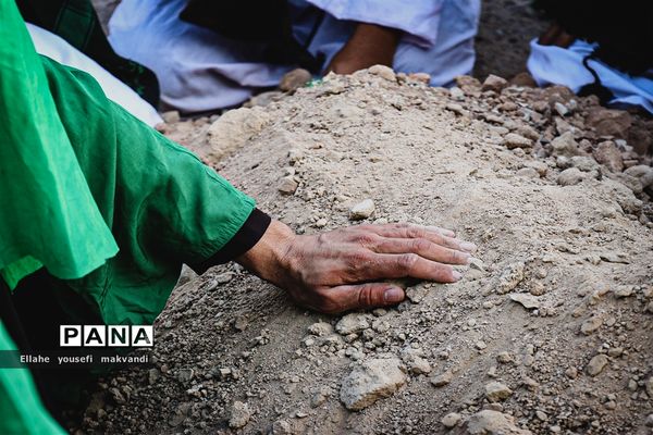 مراسم پیاده روی جاماندگان اربعین حسینی در شهرستان امیدیه