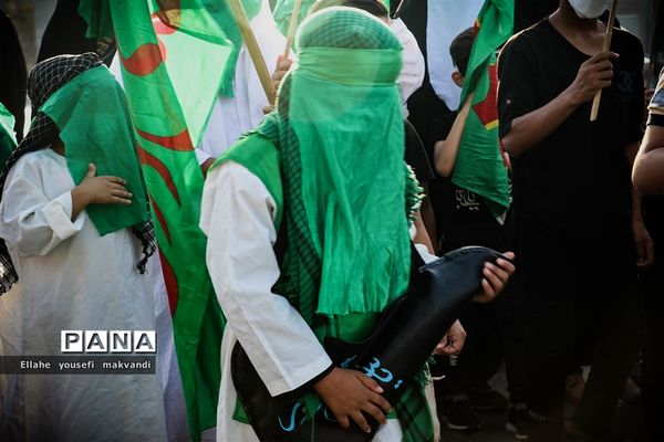 مراسم پیاده روی جاماندگان اربعین حسینی در شهرستان امیدیه