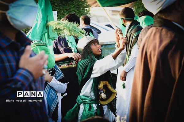 مراسم پیاده روی جاماندگان اربعین حسینی در شهرستان امیدیه