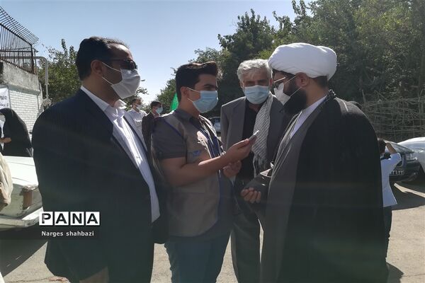 نواخته شدن زنگ مهر و مقاومت در دبستان دخترانه مهدیه در شهر قدس