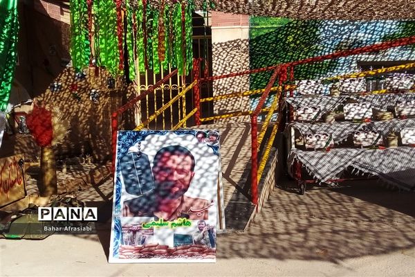 نواختن زنگ ایثار در دبیرستان شاهد بهشت رباط کریم