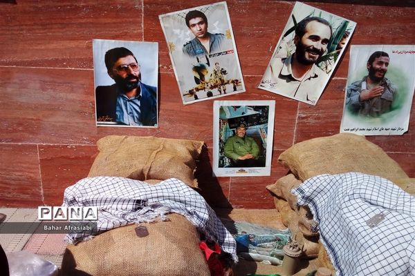 نواختن زنگ ایثار در دبیرستان شاهد بهشت رباط کریم