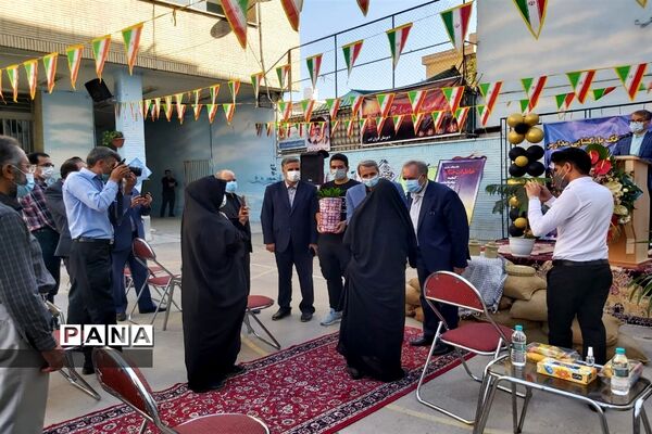 مراسم بازگشایی مدارس ناحیه 2