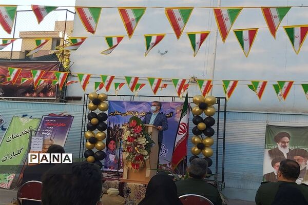 مراسم بازگشایی مدارس ناحیه 2