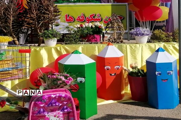 جشن شکوفه‌ها دبستان شایستگان فسا