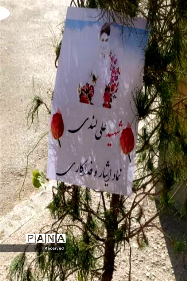 مراسم تشییع پیکر قهرمان ملی علی لندی