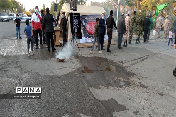 برگزاری هیأت مداحی اربعین حسینی در درمیان