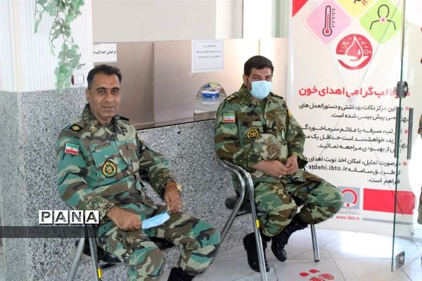 اهدا خون کارکنان مرکز آموزش ۰۴ امام رضا(ع) نزاجا