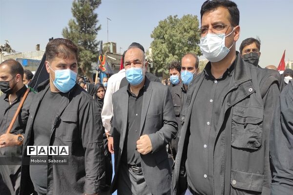 برگزاری مراسم راهپیمایی اربعین حسینی در تهران با حضور فرمانده کل سپاه  پاسداران انقلاب اسلامی