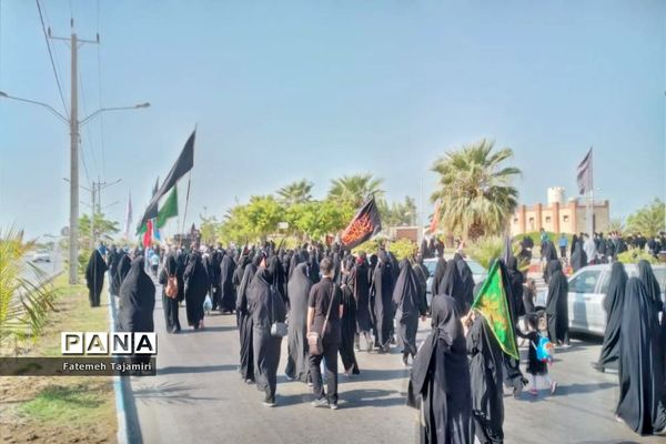 پیاده‌روی جاماندگان اربعین حسینی در بوشهر
