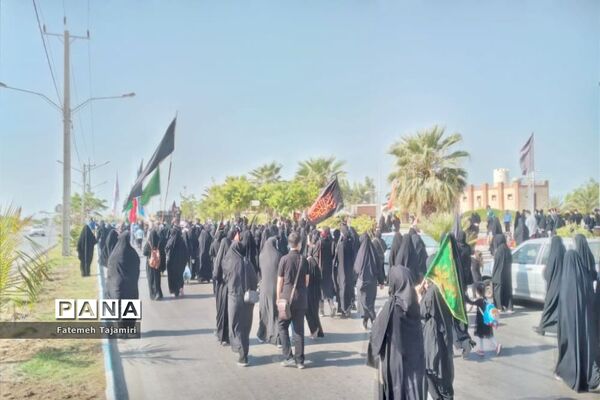 پیاده‌روی جاماندگان اربعین حسینی در بوشهر
