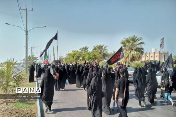 پیاده‌روی جاماندگان اربعین حسینی در بوشهر