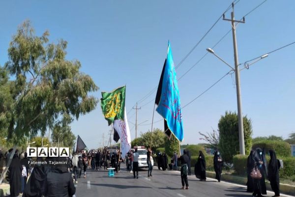 پیاده‌روی جاماندگان اربعین حسینی در بوشهر