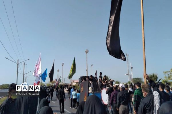 پیاده‌روی جاماندگان اربعین حسینی در بوشهر