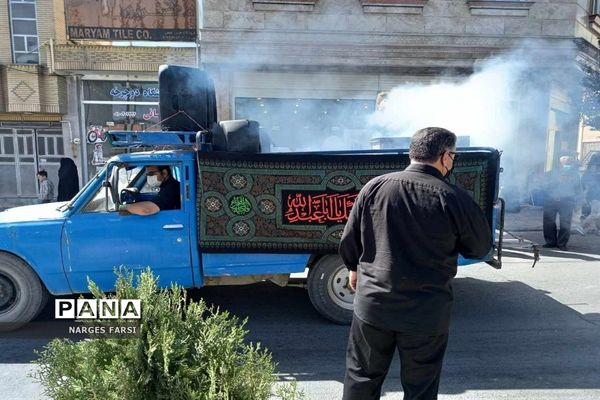 عزاداری اربعین حسینی(ع) در شهر جعفریه قم