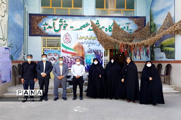 نواختن زنگ ایثار و شهادت در شهرستان ملارد