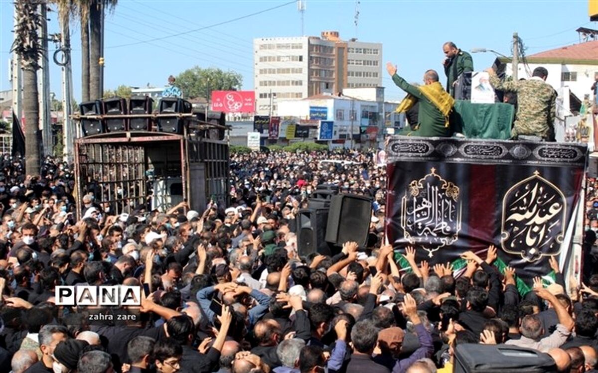 پیکر مطهر علامه حسن‌زاده آملی  آرام گرفت